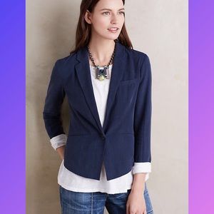 Anthropologie Cartonnier Draped Blue jacke…